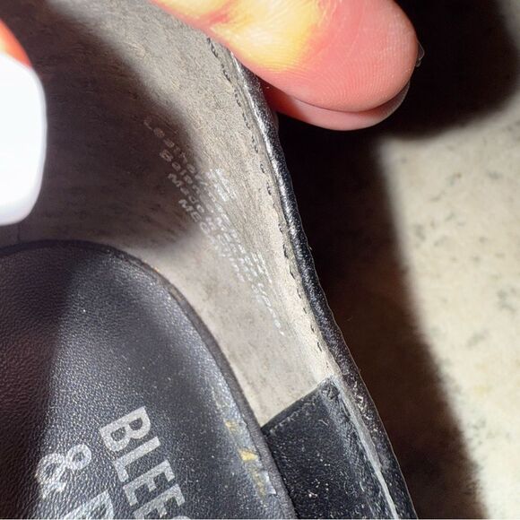 Bleeker & bond Black Leather Slip-On Shoes - Picture 3 of 7